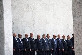 استقبال رسمی از رئیس جمهوری کره جنوبی 